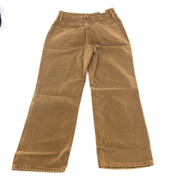 Good American 90s Duster Straight Leg Jeans In Bronze 4/ 27 - Picture 4 of 15